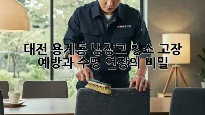 대전 용계동 냉장고 청소: 고장 예방과 수명 연장의 비밀